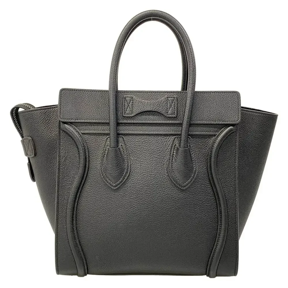Celine Luggage Micro Shopper Handbag